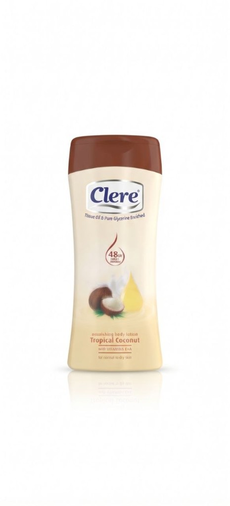 Clere Tropical Coconut nourishing body lotion