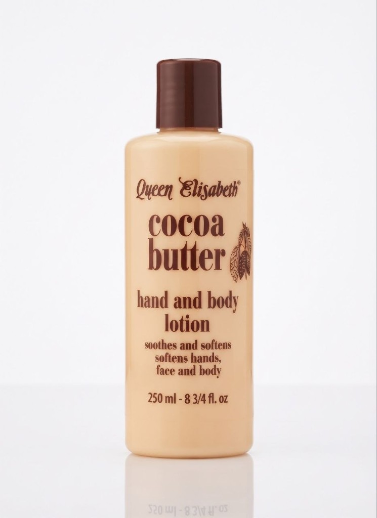 Queen Elisabeth cocoa butter hand and body lotion, 250 ml
