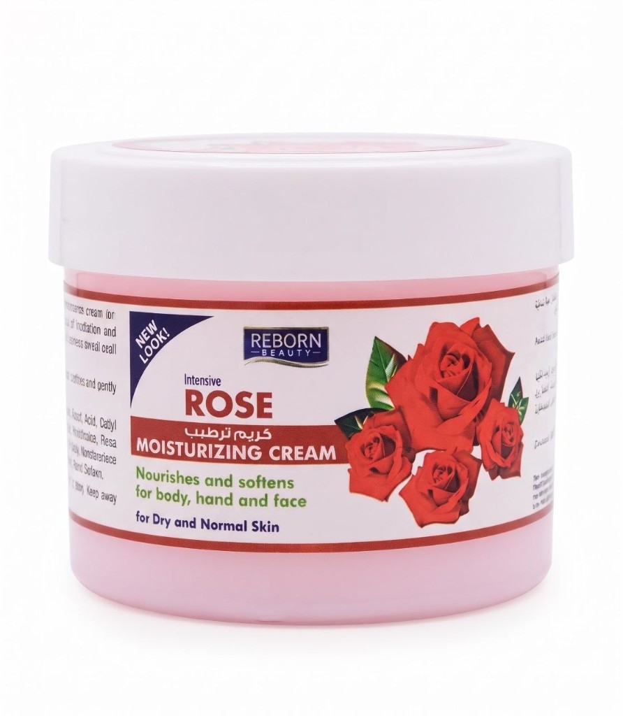 Reborn Beauty Intensive Rose moisturizing cream jar
