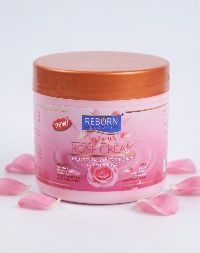 Reborn Beauty Rose Cream moisturizing cream jar